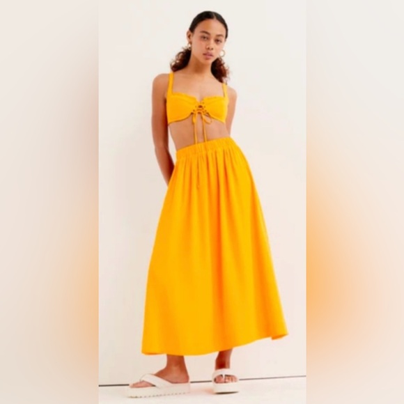 176. For Love & Lemons Clementine Midi Skirt Set - Picture 2 of 13